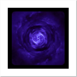 Purple Wormhole in Space Posters and Art